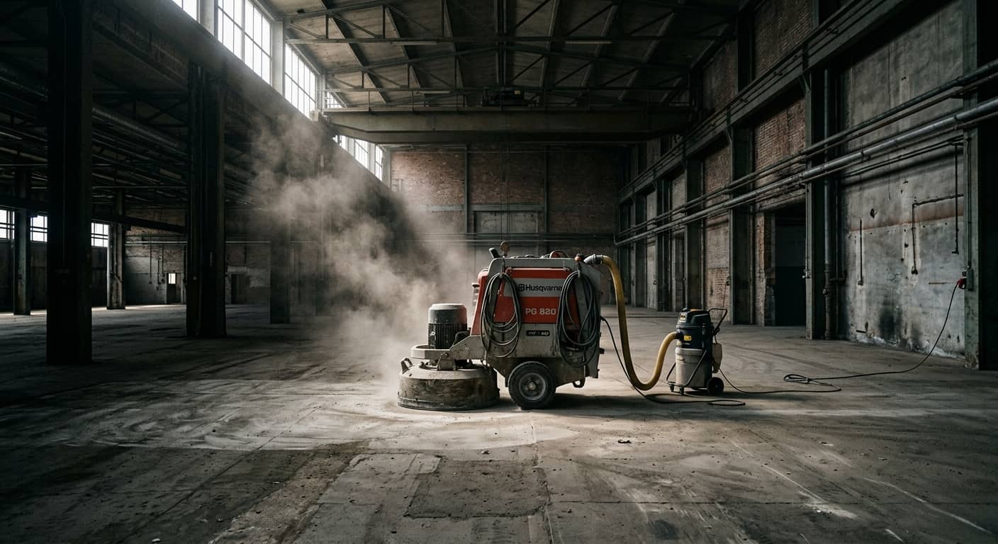 Concrete grinder Weekly hire — 5–7 days — Anytime Grinder Hire